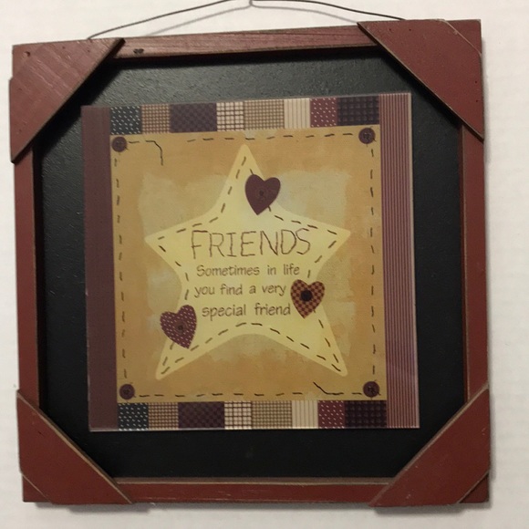 Other - Friend wooden wall decoration